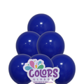 Azul retro b/100 globos 12"