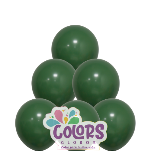 Verde manzana b/100 globos 12"