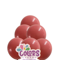 Rosa retro b/100 globos 12"