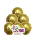 Dorado cromo b/50 globos 12"