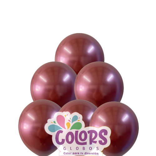 Rojo Cromo b/50 globos 12"