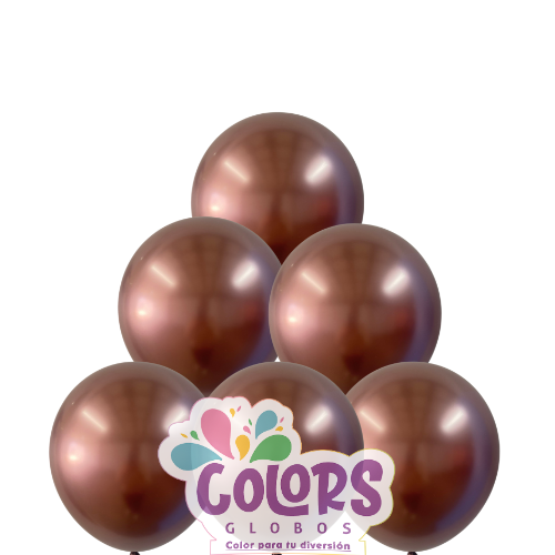 Rosa Gold b/50 globos 12"