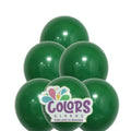 Verde Oscuro B/100 globos 12"