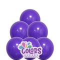 Morado b/100 globos 12"